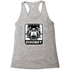 bull dog disobey Racerback Tank