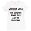 January Girls Ladies Fitted T-Shirt