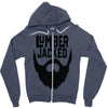 lumber jacked Zipper Hoodie