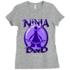 ninja dad Ladies Fitted T-Shirt
