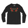 badassy with roses Long Sleeve Shirts