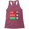 bat safety Racerback Tank