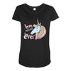 Forever Unicorn Maternity Scoop Neck T-shirt