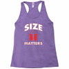 size matters Racerback Tank