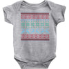 christmas ugly Baby Bodysuit