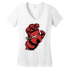 screaming doom Women's V-Neck T-Shirt
