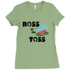 corn hole boss Ladies Fitted T-Shirt
