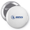 IM THE BOSS Pin-back button