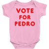 vote for pedro Baby Bodysuit