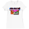arkanoid retro game, ideal gift or birthday present. Ladies Fitted T-Shirt