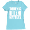 tokens life matters Ladies Fitted T-Shirt