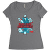 by the power of literature Women's Triblend Scoop T-shirt