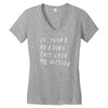 cash me outside Women's V-Neck T-Shirt