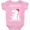 big trex santa ugly christmas Baby Onesie