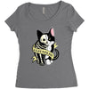 schrodinger cat tattoo Women's Triblend Scoop T-shirt