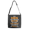 All Men Are Created Equal But Only The Best Are Born In March Adjustable Strap Totes