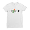 Rose Ladies Fitted T-Shirt