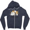 crazy cat lady Zipper Hoodie