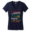 i'm dreaming of a white christms but if the white runs out i'll drink Women's V-Neck T-Shirt