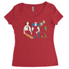 shaun of the dead Women's Triblend Scoop T-shirt