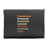 fall helvetica Accessory Pouches