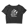 the only thing wrong with dogs Crop Top