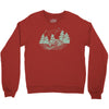 Camping Green Crewneck Sweatshirt