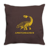 ankylosaurus dinosaur Throw Pillow