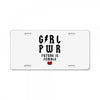 Girl Power Future Is Female License Plate