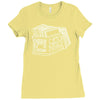 crate of records Ladies Fitted T-Shirt