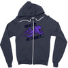 octopi my thoughts Zipper Hoodie