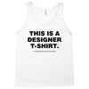 This is a Designer T-Shirt Tank Top