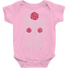 rose sugar skull Baby Onesie