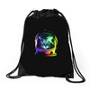 astronaut space cat Drawstring Bags