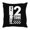 2 tone records Throw Pillow