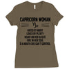 Capricorn Woman Ladies Fitted T-Shirt