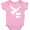 80's rule break dancer Baby Onesie