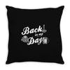 back in my day Throw Pillow