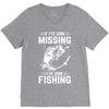 If I've Gone Missing Fishing V-Neck Tee