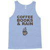 coffee books &amp; rain Tank Top