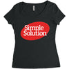 simpe solution Women's Triblend Scoop T-shirt