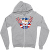 vote brain Zipper Hoodie