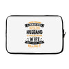 Super Cool Husband Of A Freaking Awesome Wife Laptop sleeve