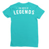 Life Begins at Forty 1978 the Birth of Legends Ladies Fitted T-Shirt
