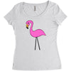 animal pink Women's Triblend Scoop T-shirt