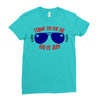 stayin' fly for the 4th of july Ladies Fitted T-Shirt