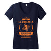 I am a Leukemia Cancer Survivor - What's Your Superpower? Women's V-Neck T-Shirt