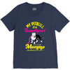 my pitbull is a sweetheart V-Neck Tee