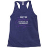 don't be jealous just because i look this good at seventy black Racerback Tank