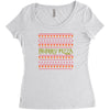 merry pizza Women's Triblend Scoop T-shirt
